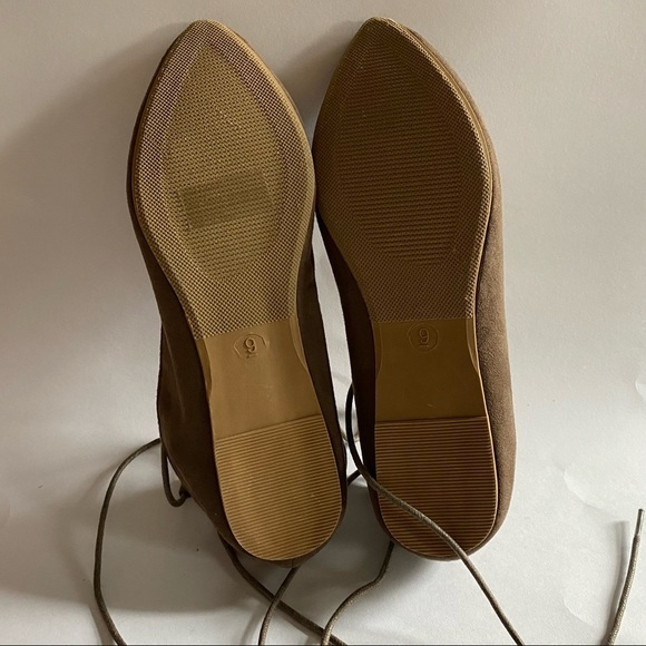 Charles Albert Shoes Women’s Size 9 Flats Lace Up The Ankle - Picture 8 of 8